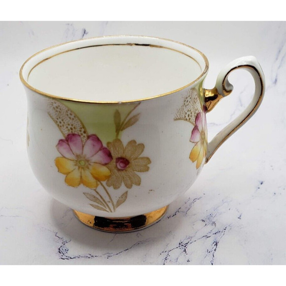 Thomas Forester & Sons Ltd. Flower Pattern Tea Cup and Saucer Phoenix Bone China - Picture 9 of 12